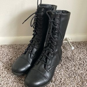 Combat boots!